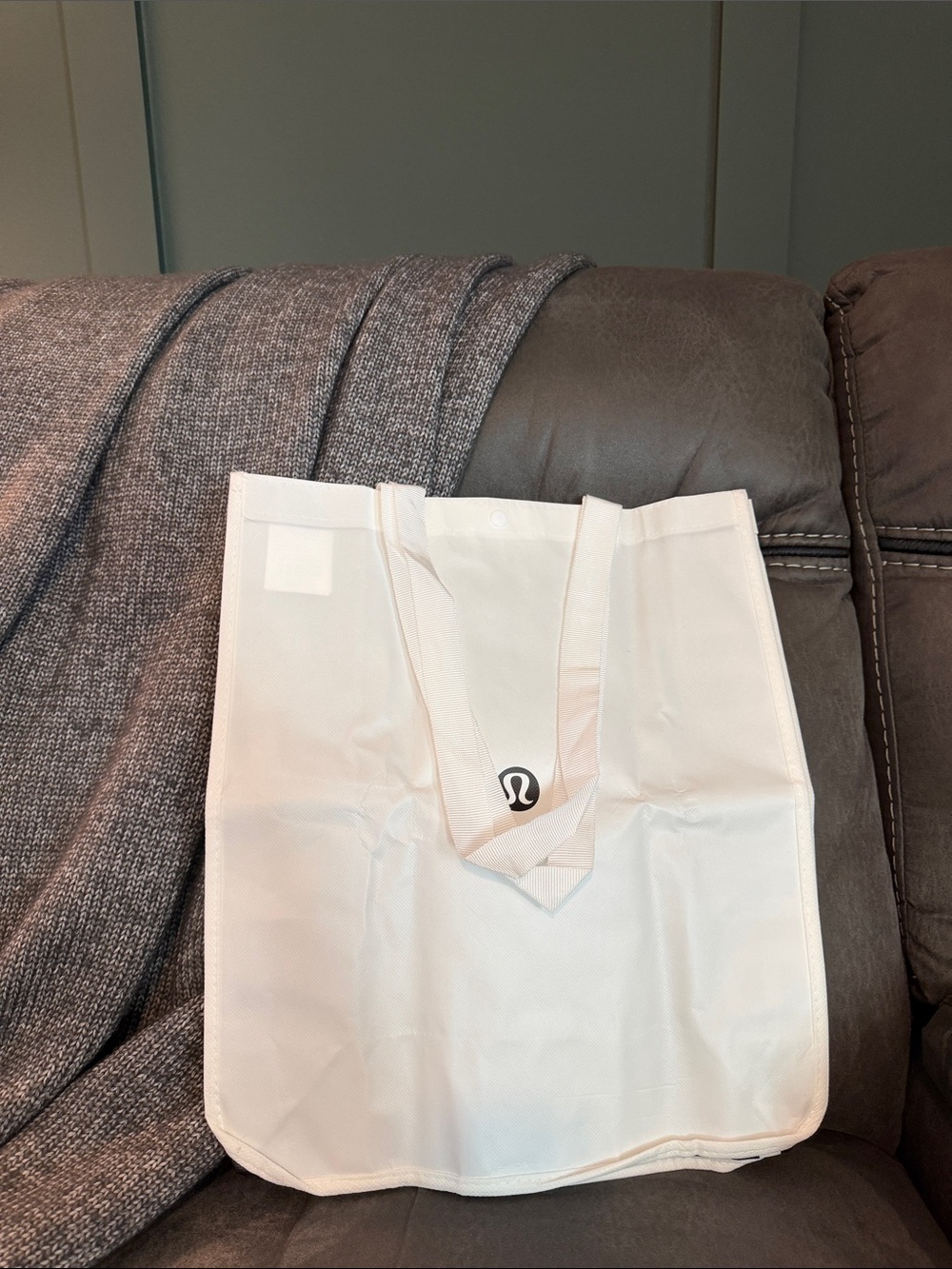 lululemon athletica White Reusable Tote Bag